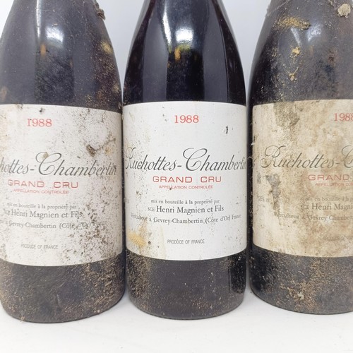 1338 - Three bottles of Ruchottes-Chambertin, 1988