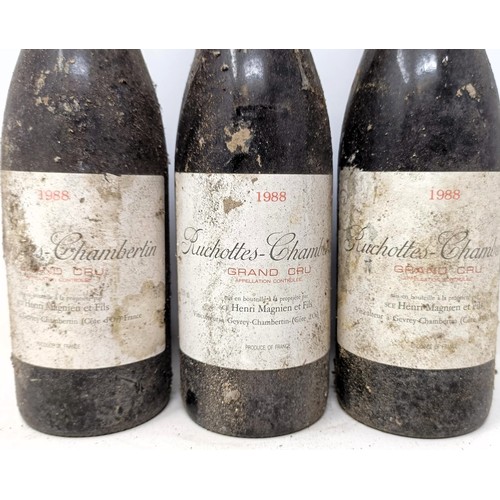 1341 - Three bottles of Ruchottes-Chambertin, 1988