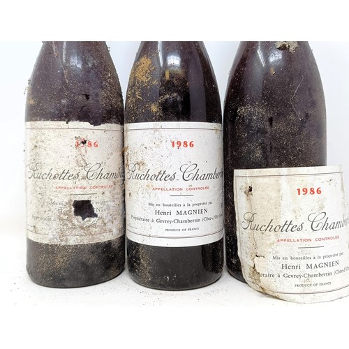 1343 - Three bottles of Ruchottes-Chambertin, 1986