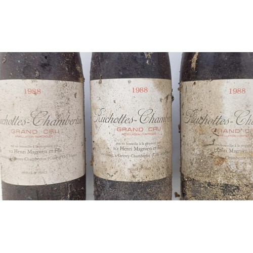 1345 - Three bottles of Ruchottes-Chambertin, 1988