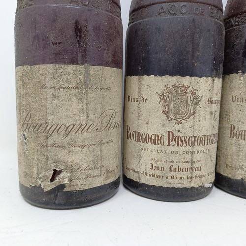 1357 - A bottle of Pommard Premier Cru, 1984, and four other bottles (5)