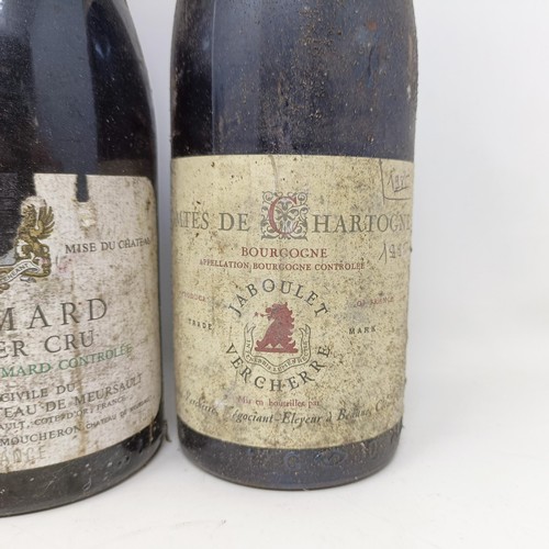 1357 - A bottle of Pommard Premier Cru, 1984, and four other bottles (5)