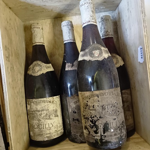 1365 - Four bottles of Brouilly, and seven other bottles (11)