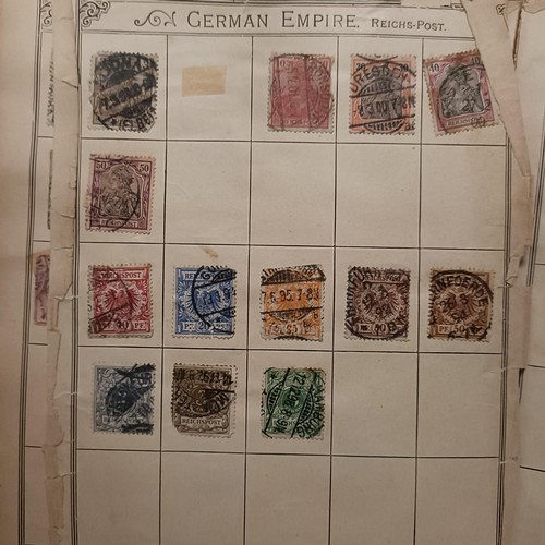 427 - Assorted world stamps, in albums and loose (box)