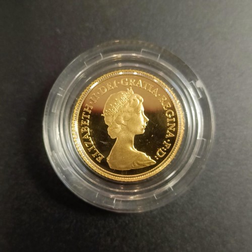 502 - A proof half sovereign, 1982, cased