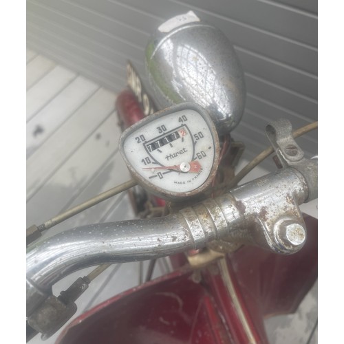 114 - 1966 Raleigh Runabout Super De Luxe Model moped<br />Being sold without reserve<br />Registration nu...