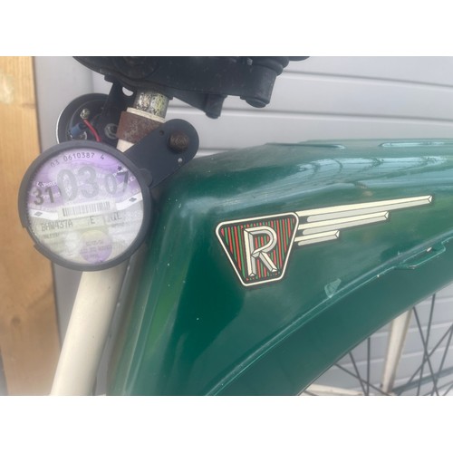 115 - 1963 Raleigh Runabout moped<br />Being sold without reserve<br />Registration number BHW 437A<br />C...