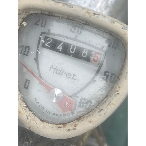 115 - 1963 Raleigh Runabout moped<br />Being sold without reserve<br />Registration number BHW 437A<br />C...