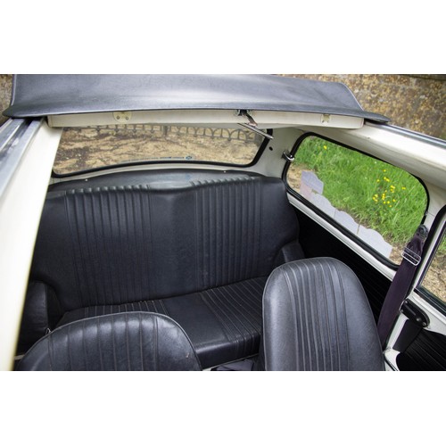 43 - 1969 Austin Mini Cooper Mk II<br />Registration SJG 150H<br />Black over white with a black interior...