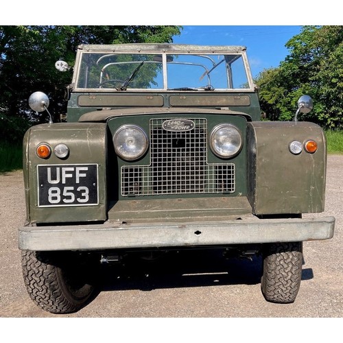 61 - 1961 Land Rover Series II<br />Registration number UFF 853<br />Chassis number 176100213<br />Green ...