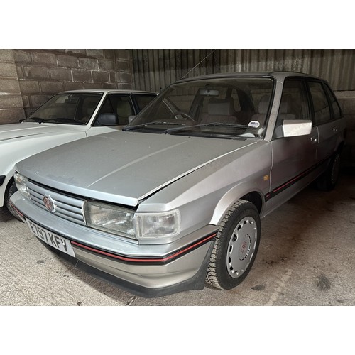 63 - 1988 MG Maestro 2.0 EFi<br />Registration number E797 KFV<br />Metallic silver with a grey interior ...