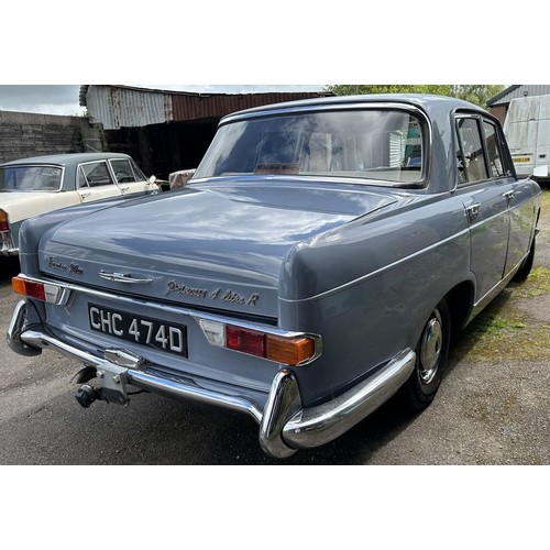 65 - 1966 Vanden Plas Princess 4 litre R<br />Registration number CHC 474D<br />Grey with a new light cre...