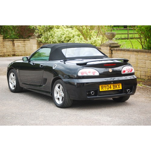 29 - 2004 MG TF<br />Registration number RY04 BKX<br />Being sold without reserve<br />Black with a half ...