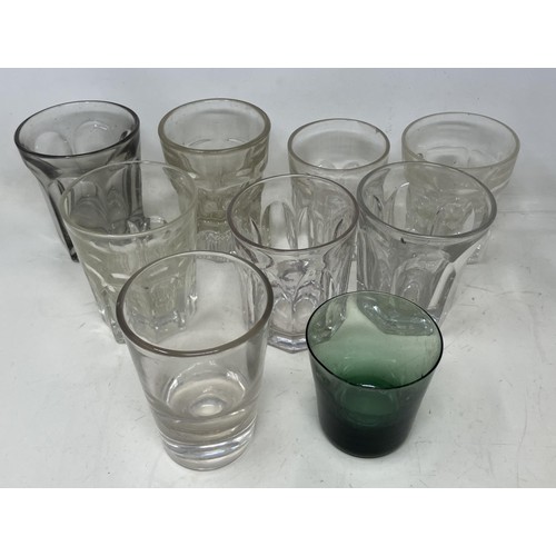 1092 - A 19th century glass tumbler, and assorted other glass tumblers (19)Provenance: On instructions of t... 