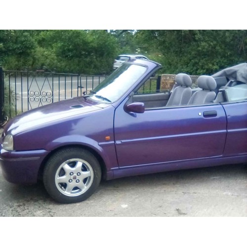 30 - 1996 Rover 114 Metro Convertible<br />Registration number N344 YRP<br />Chassis number SAXXPKBWDBD10...