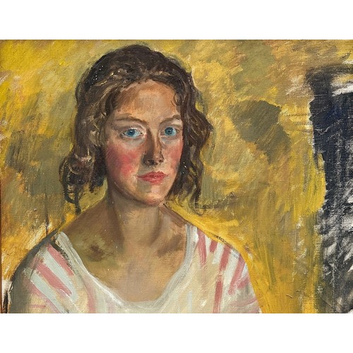 1000 - Augustus John OM RA (1878-1961), Portrait of Henrietta Bufford, oil on canvas, 76 x 46 cm, inscribed... 