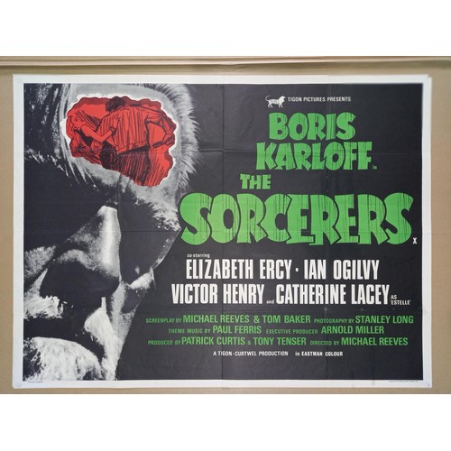 56 - The Sorcerers, 1967, UK Quad film poster