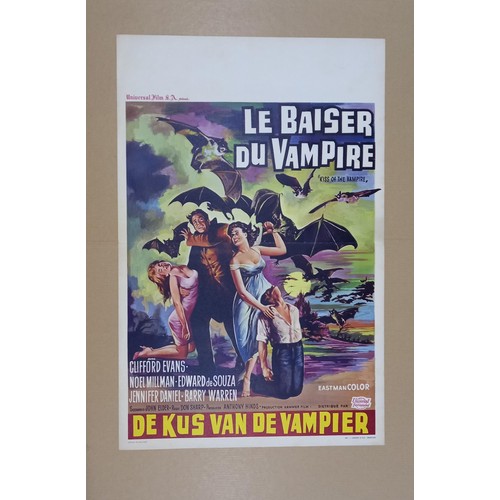 63 - Kiss of the Vampire, 1963, Belgian film poster