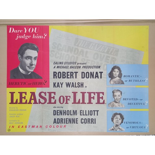 65 - Lease of Life, 1954, UK Quad film poster