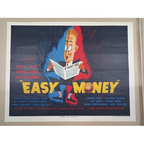 67 - Easy Money, 1948, UK Half Sheet film poster