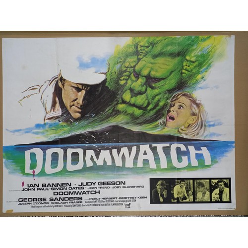 126 - Doomwatch, 1972, UK Quad film poster