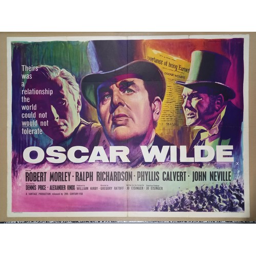 142 - Oscar Wilde, 1960, UK Quad film poster