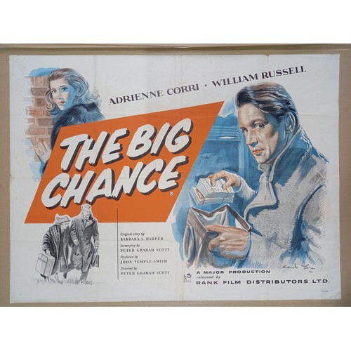 153 - The Big Chance, 1957, UK Quad film poster