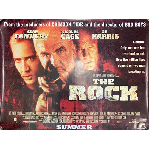 171 - A British quad film poster, James Bond Goldeneye (1995), Mission Impossible (2), The Rock, Strange D... 