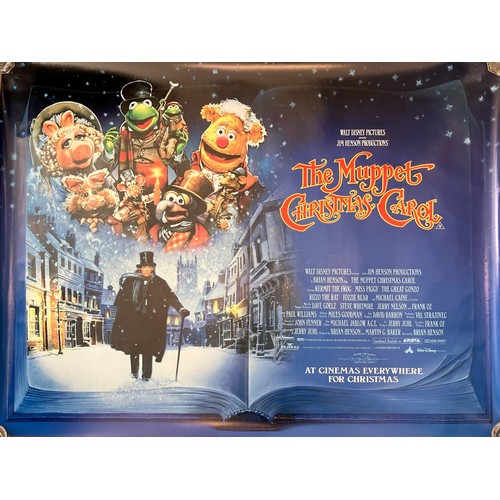 174 - Assorted Disney British quad film posters, The Muppets Christmas Carol, Peter Pan, The Hunchback Of ... 