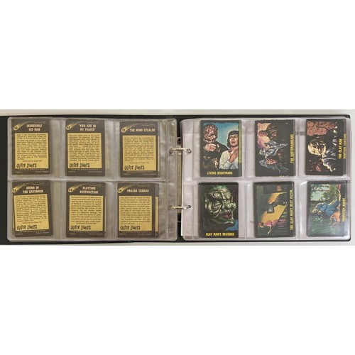 191 - A set of Thunderbirds playing cards, some missing, and a set of Outer Limits playing cards, some mis... 