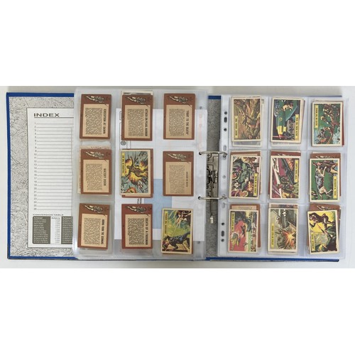 192 - A set of Batman Bat Laffs cards, and assorted vintage playing cards (folder)