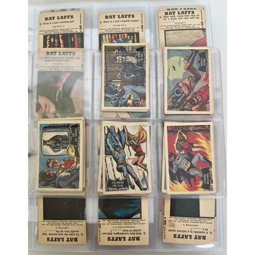 192 - A set of Batman Bat Laffs cards, and assorted vintage playing cards (folder)