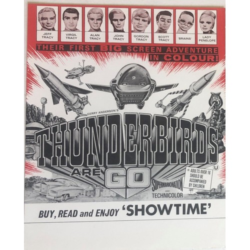 156 - Thunderbirds Are Go!, 1966, UK Flyer 10 inch x 8 inch