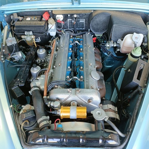 40 - 1963 Jaguar Mk II 3.8<br />Registration number AEW 732A<br />Metallic blue with a light blue leather...