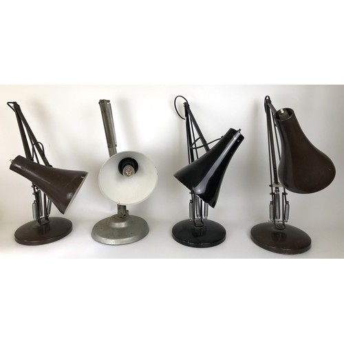 452 - Four anglepoise lamps (4)