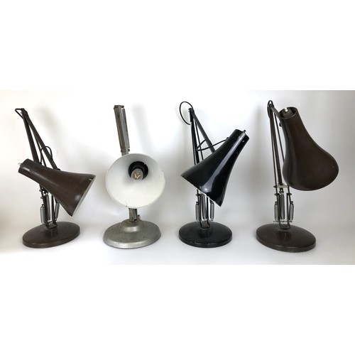 452 - Four anglepoise lamps (4)