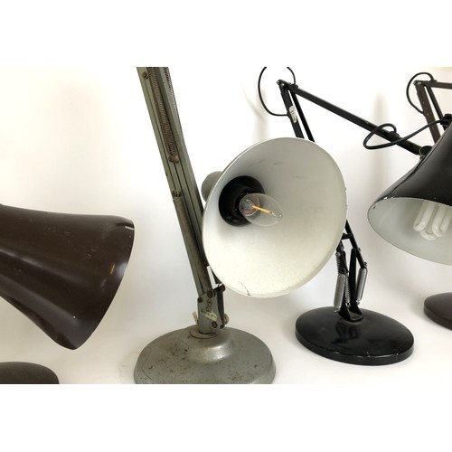 452 - Four anglepoise lamps (4)