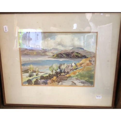 648 - Early 20th century, English school, Bamford, watercolour, 28 x 20 cm, landscape, watercolour, 27 x 3... 