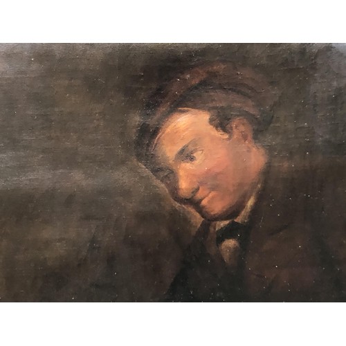701 - 19th century, English school, ratting, oil on canvas, 53 x 64 cm