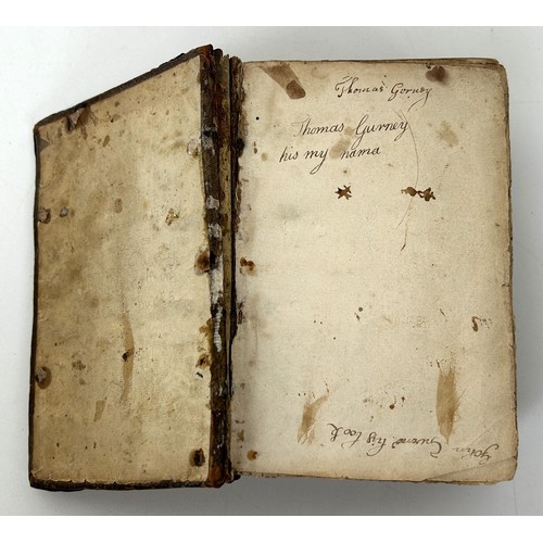 737 - A book of prayer, bound with The Whole Book of Psalms, corrected into English by Thomas Sternhold, J... 