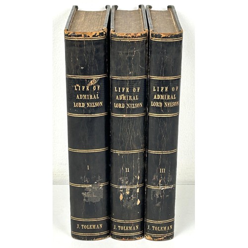 741 - Clarke (James), The Life and Services of Horatio, Viscount Nelson, 3 volumes