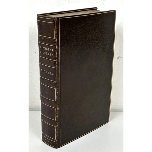 732 - Dickens (Charles), Nicholas Nickleby, first edition, 1839, later bound