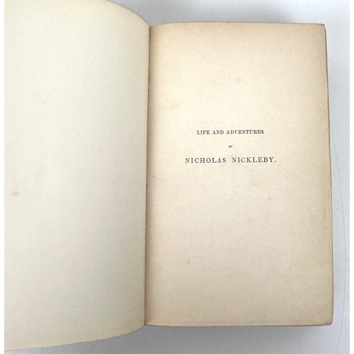 732 - Dickens (Charles), Nicholas Nickleby, first edition, 1839, later bound