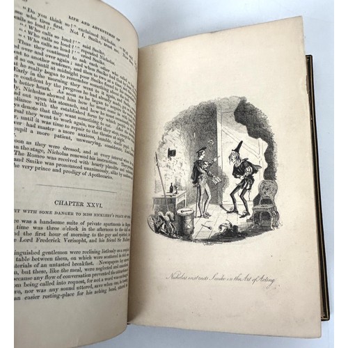 732 - Dickens (Charles), Nicholas Nickleby, first edition, 1839, later bound