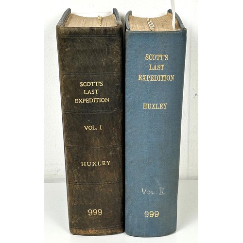 738 - Huxley, Scott's Last Expedition, 2 vols.