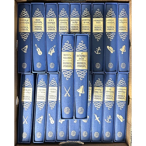 739 - The Works of Patrick O'Brian, The Aubrey Maturin series, Folio Society edition, 20 vols., published ... 