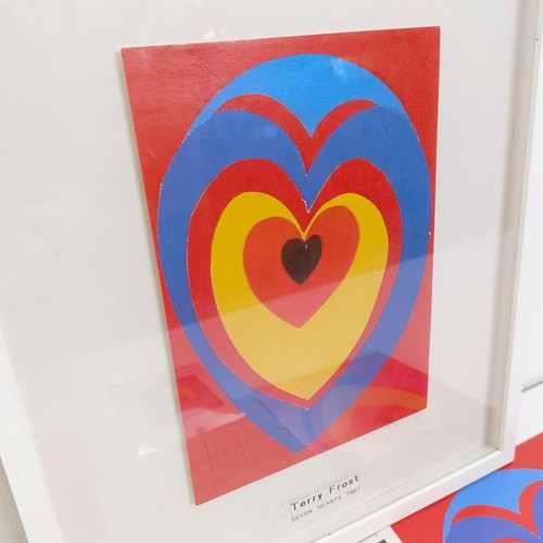 663 - Terry Frost (British 1915-2003), Seven Hearts, print, dated 1987, signed verso, artist label verso, ... 