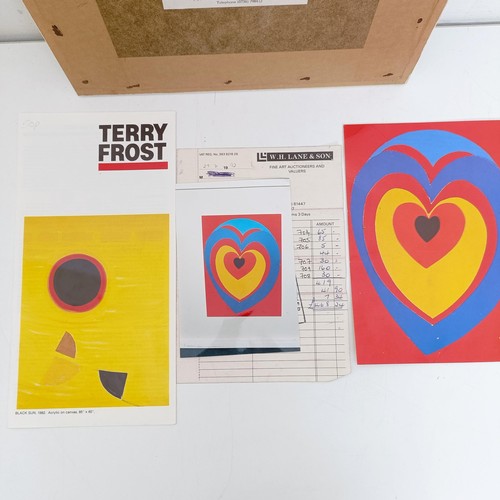 663 - Terry Frost (British 1915-2003), Seven Hearts, print, dated 1987, signed verso, artist label verso, ... 