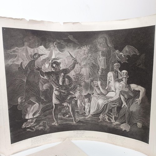 680 - ***Withdrawn*** A 19th century print, Shakespeare Othello Act V, Scene II, 67 x 50 cm, Shakespeare M... 