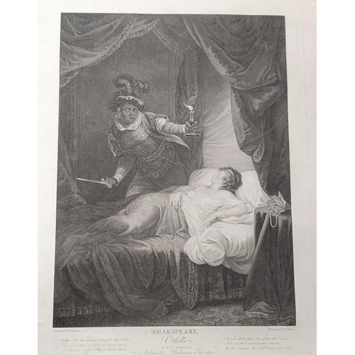 680 - ***Withdrawn*** A 19th century print, Shakespeare Othello Act V, Scene II, 67 x 50 cm, Shakespeare M... 